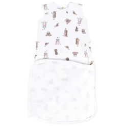 Outlet Muslin Sleep Bag 0-36 months - Taupe Sleep Bags|Pyjamas