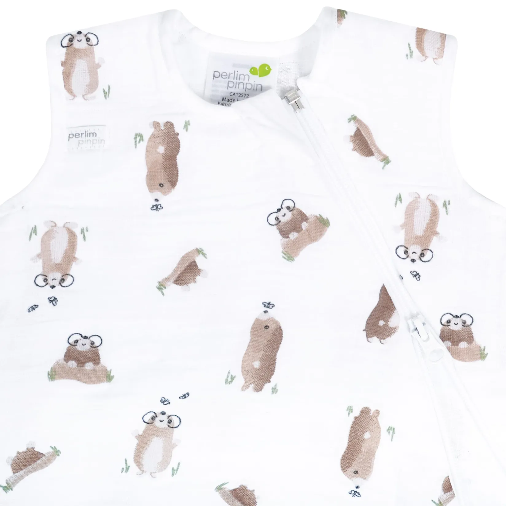 Outlet Muslin Sleep Bag 0-36 months - Taupe Sleep Bags|Pyjamas