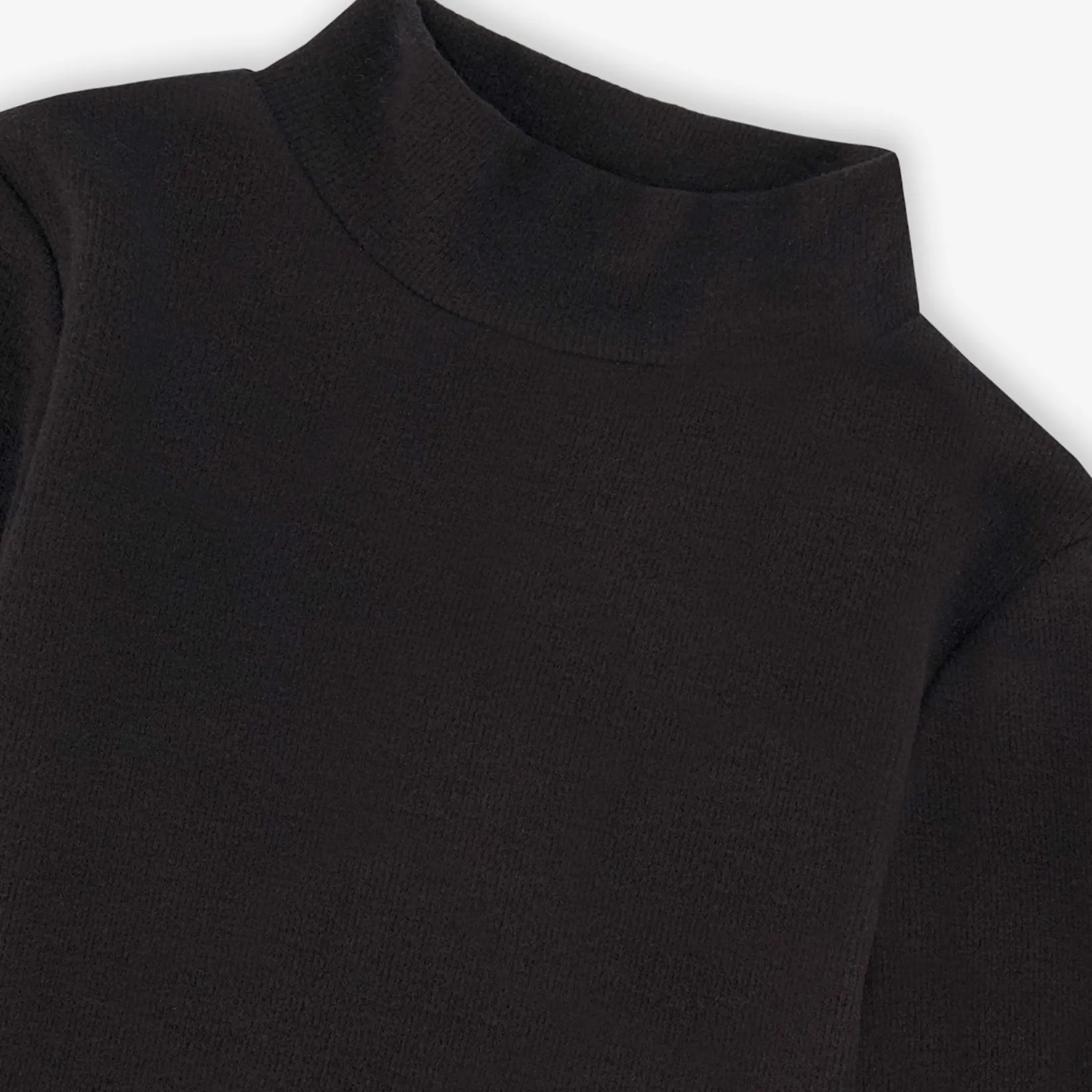 Tops>Deux par Deux Must Have Turtleneck 7-10 Black