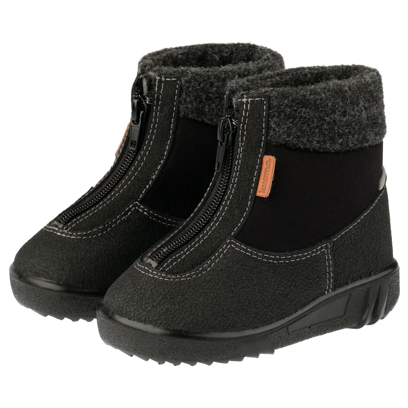 Boots & Booties>Kuoma Musta Fleece Collar Boots Sizes 19-24 Black