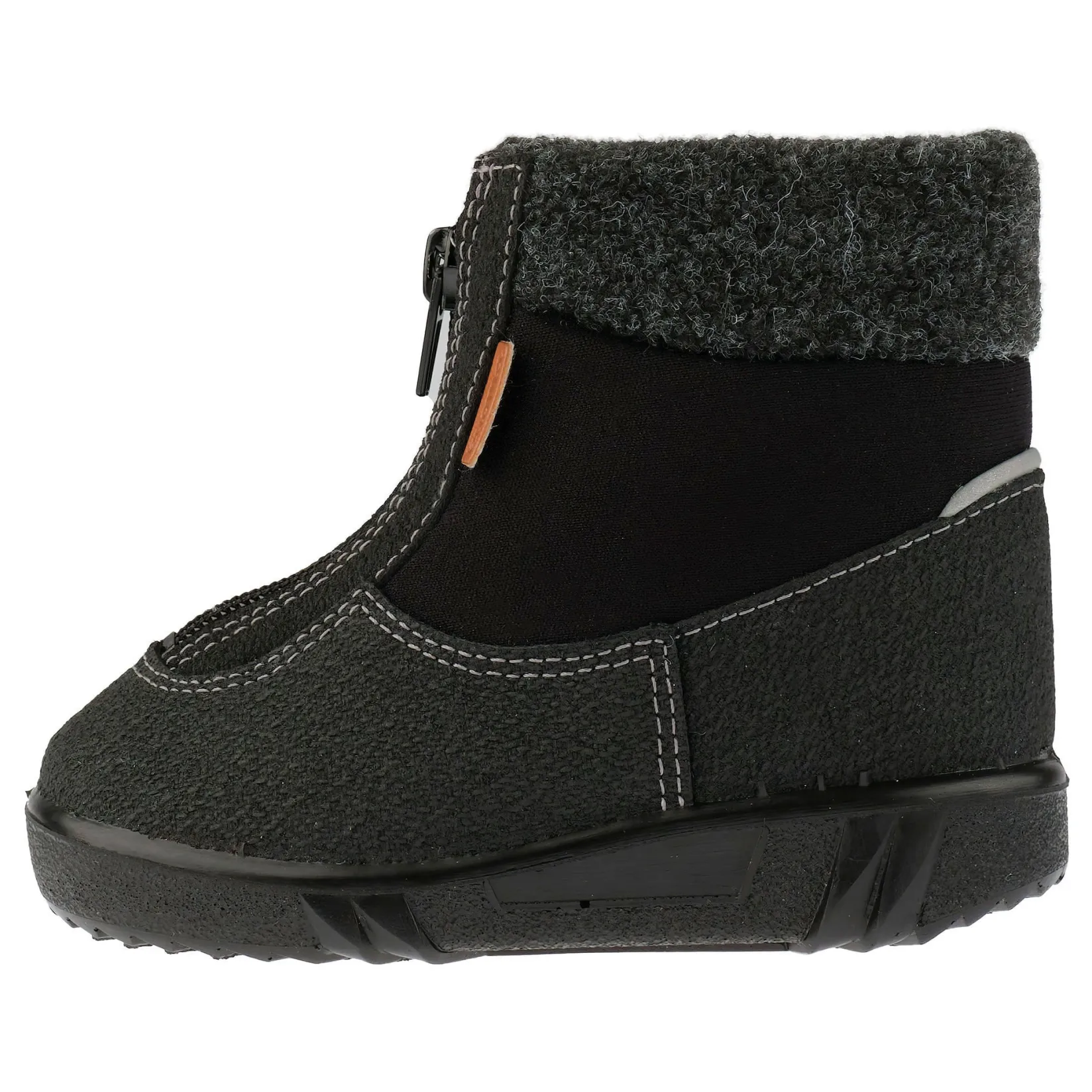 Boots & Booties>Kuoma Musta Fleece Collar Boots Sizes 19-24 Black