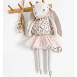 Sale My Dolly Bunny Linen Backpack Plush Toys