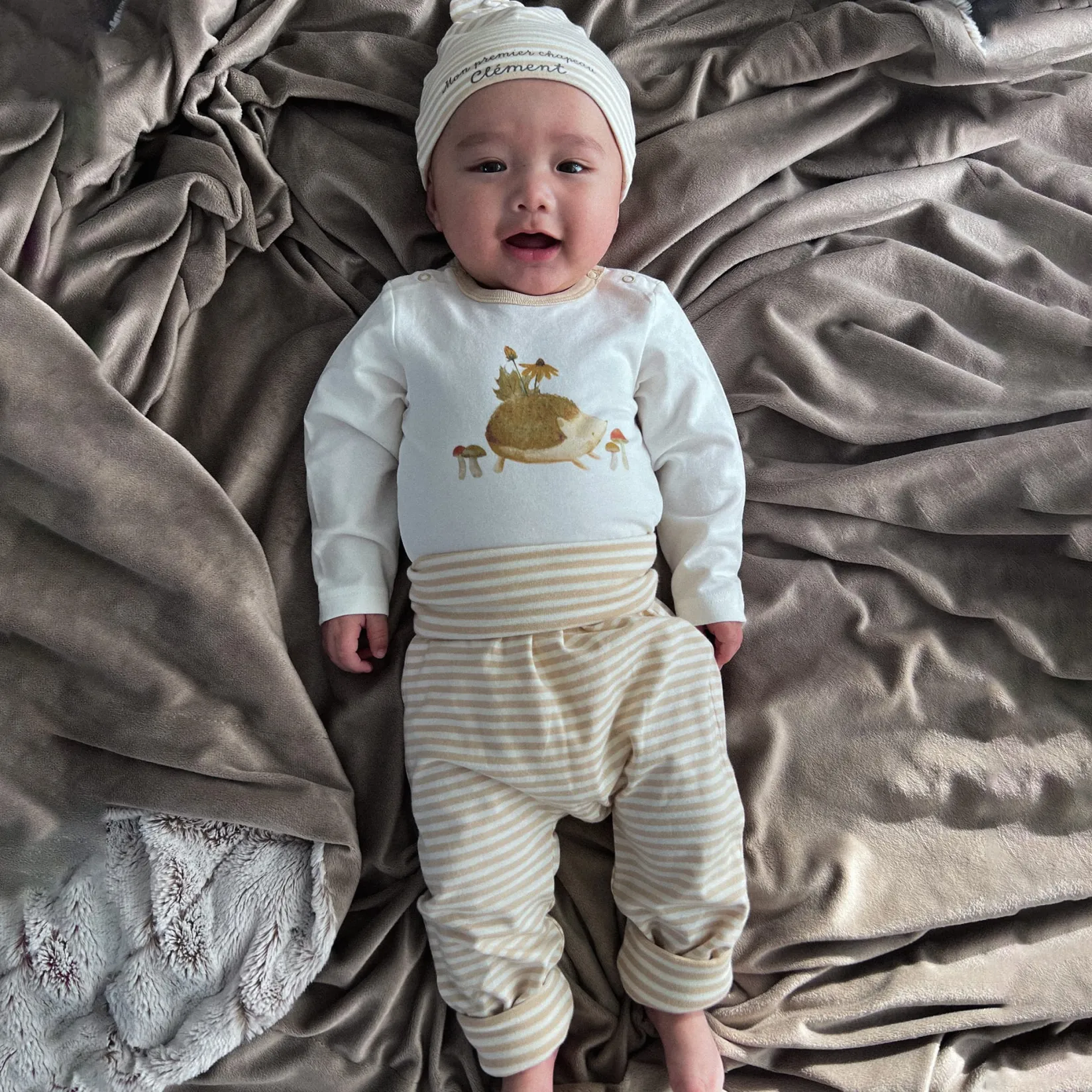 Preemie Clothing|Preemie Clothing>Mon Premier My First Hat Premature-9m Beige