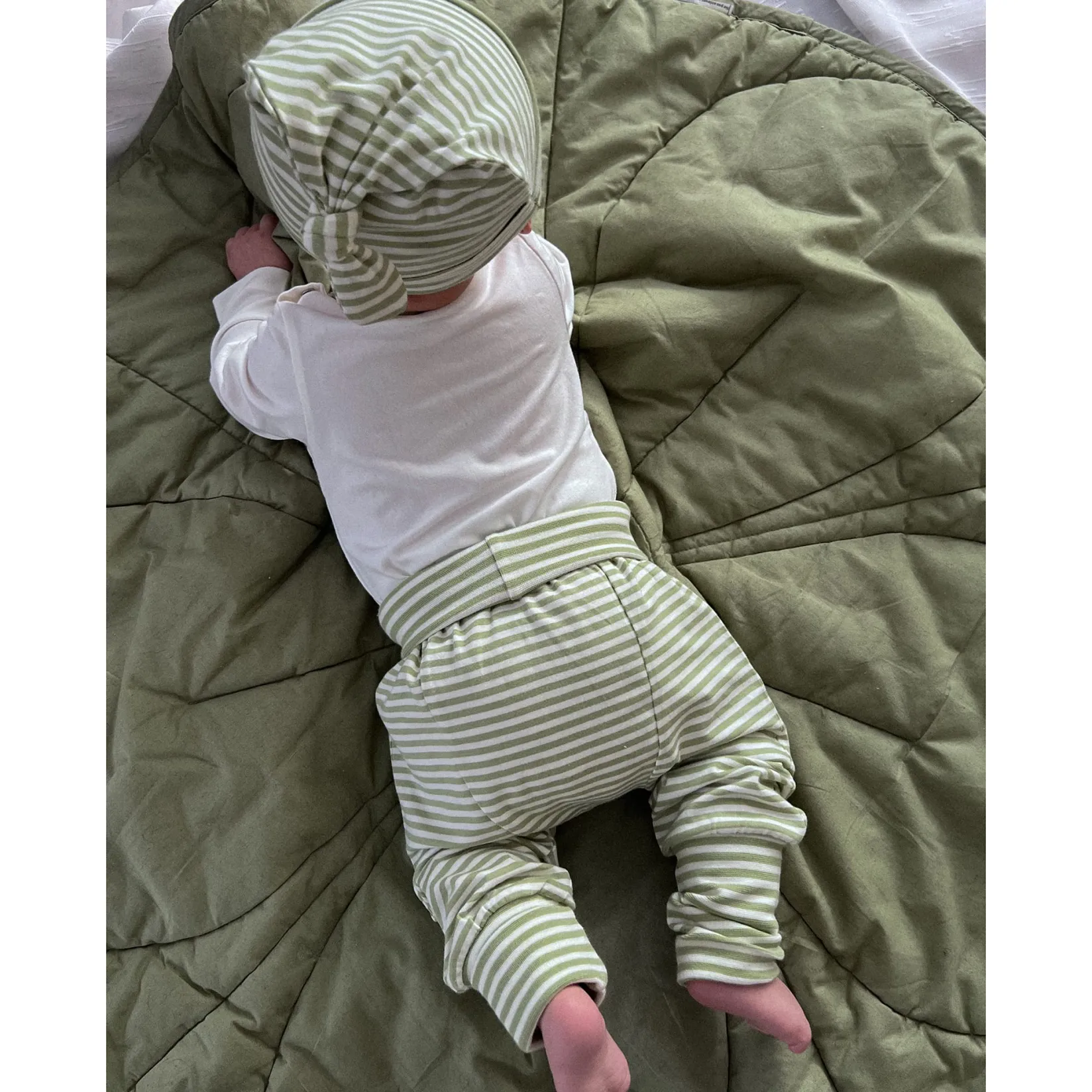 Preemie Clothing|Pants>Mon Premier My First Pant Premature-18m Sage