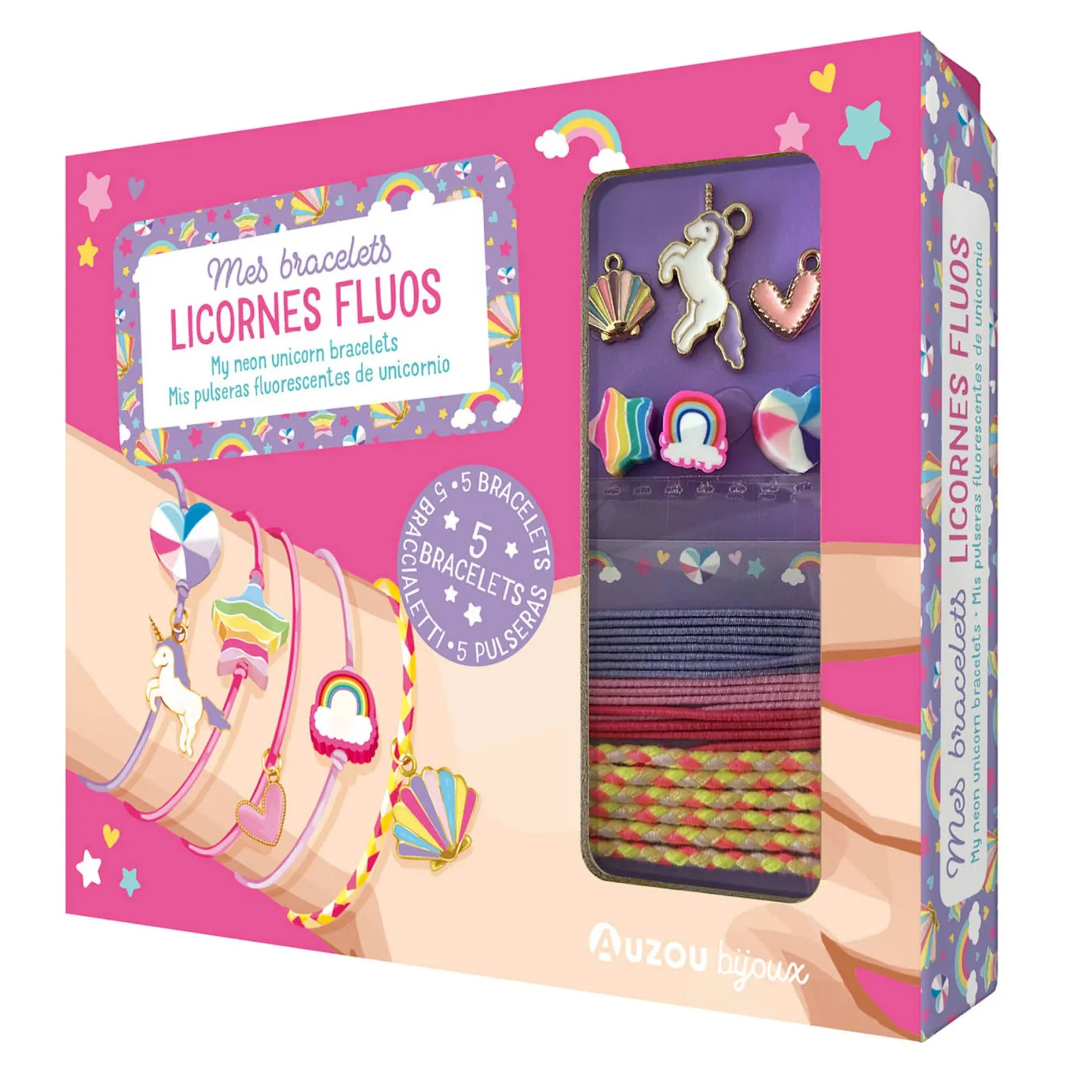 Diy & Activities>Auzou My Neon Unicorn Bracelets