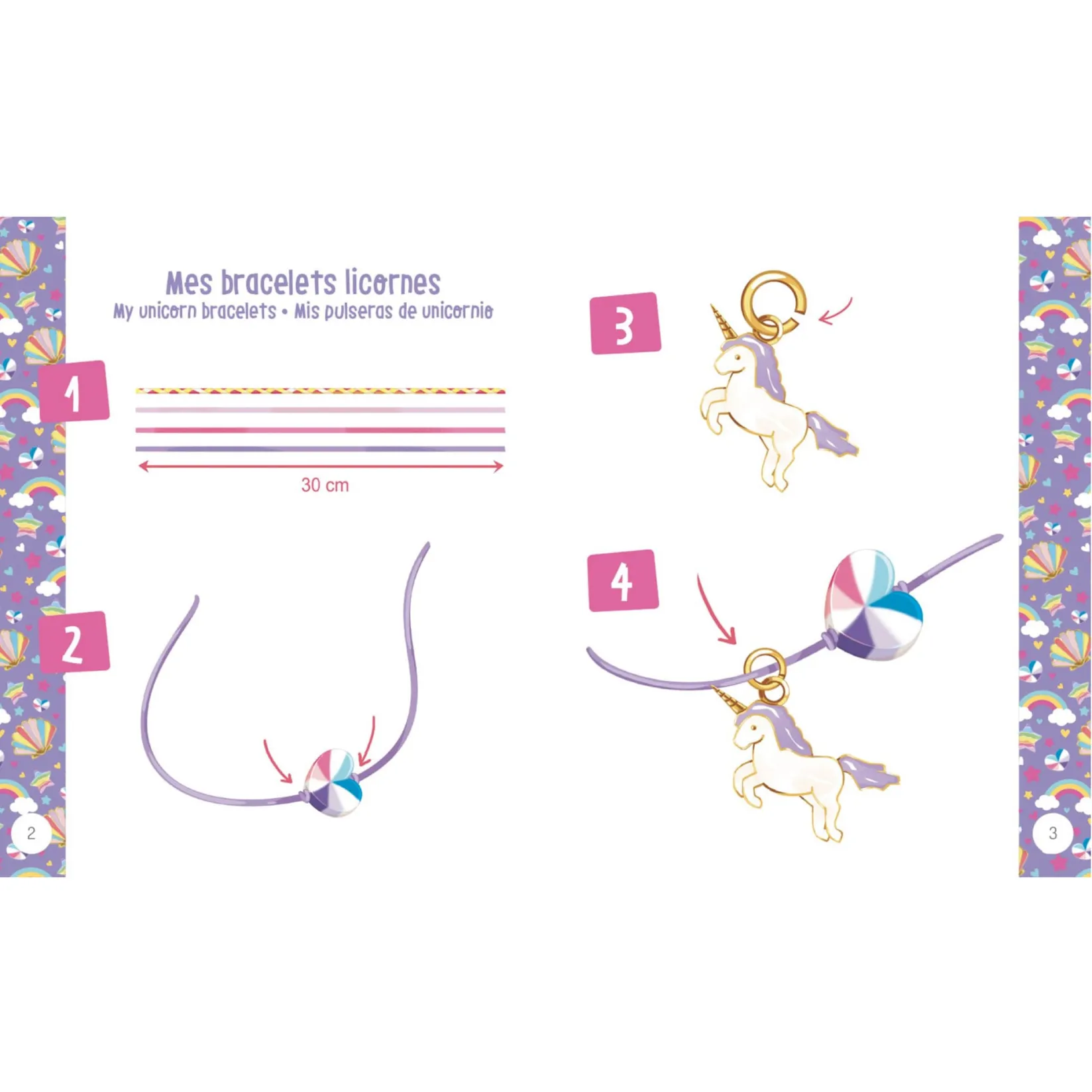 Diy & Activities>Auzou My Neon Unicorn Bracelets