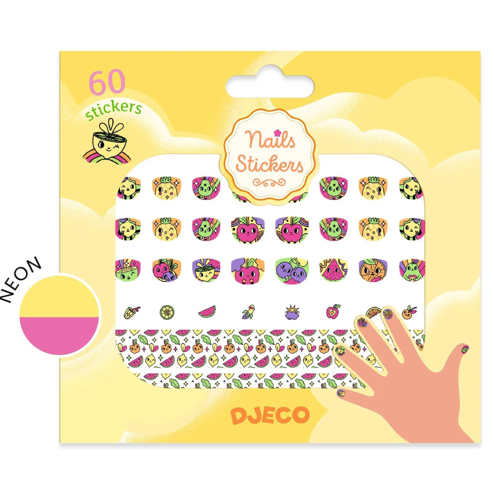 Diy & Activities>Djeco Nail Stickers - Peps