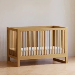 Hot Nantucket 3-in-1 Convertible Crib with Toddler Bed Conversion Kit - Honey Cribs & Mattresses|Cribs & Mattresses