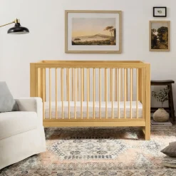Hot Nantucket 3-in-1 Convertible Crib with Toddler Bed Conversion Kit - Honey Cribs & Mattresses|Cribs & Mattresses