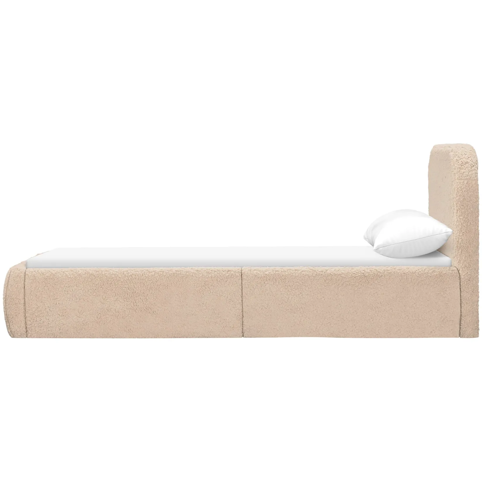 Twin, Full & Queen Beds>Babyletto Nara Twin Bed |- Chai Shearling