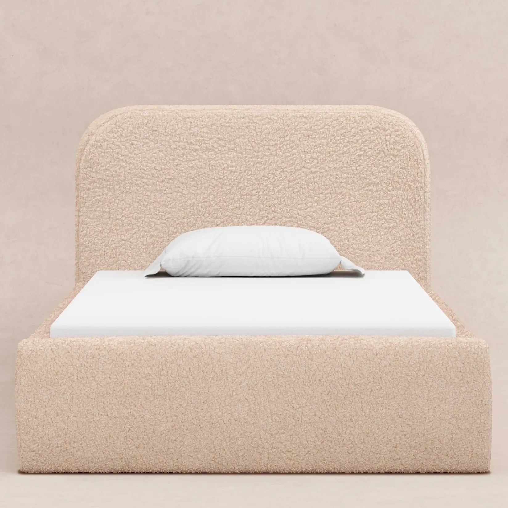 Twin, Full & Queen Beds>Babyletto Nara Twin Bed |- Chai Shearling