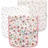 Hot Natalie Flower Burp Cloths Set Breastfeeding|Nursing Covers