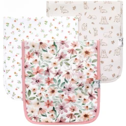 Hot Natalie Flower Burp Cloths Set Breastfeeding|Nursing Covers