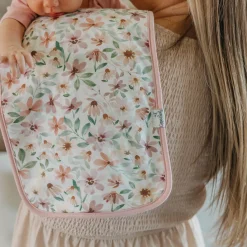 Hot Natalie Flower Burp Cloths Set Breastfeeding|Nursing Covers