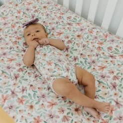 Sheets|Bedding>Copper Pearl Natalie-crib Sheet