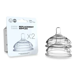 Breastfeeding|Bottles & Nipples>Como Tomo Natural Silicone Nipple 6m+ - Fast Flow