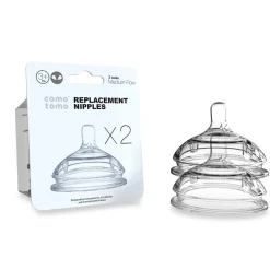 Sale Natural Silicone Nipple 3m+ - Medium Flow Bottles & Nipples|Breastfeeding