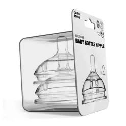 Sale Natural Silicone Nipple 3m+ - Medium Flow Bottles & Nipples|Breastfeeding