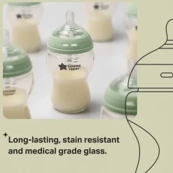 Online Natural Start 3-IN-1Glass Bottle, Cup or Jar Set Bottles & Nipples|Breastfeeding