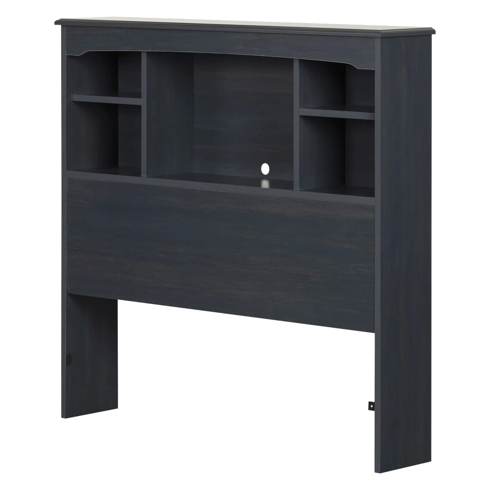 Outlet Navali Twin Bookcase Headboard - Blueberry Twin, Full & Queen Beds