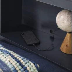 Outlet Navali Twin Bookcase Headboard - Blueberry Twin, Full & Queen Beds