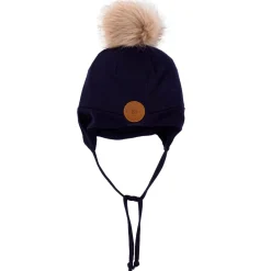 Beanies>Nano Lined Beanie 12-24m Navy