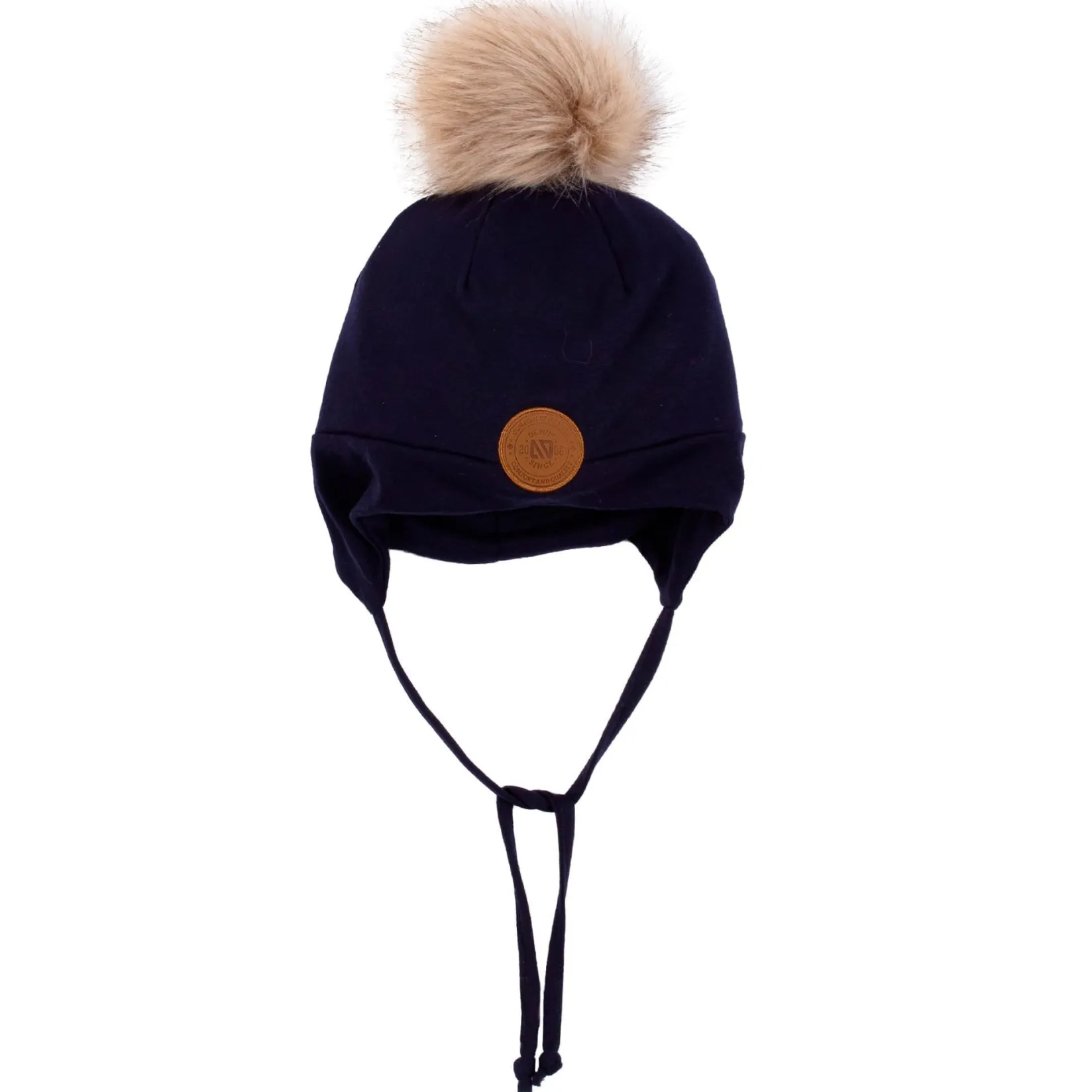 Beanies>Nano Lined Beanie 2-6y Navy