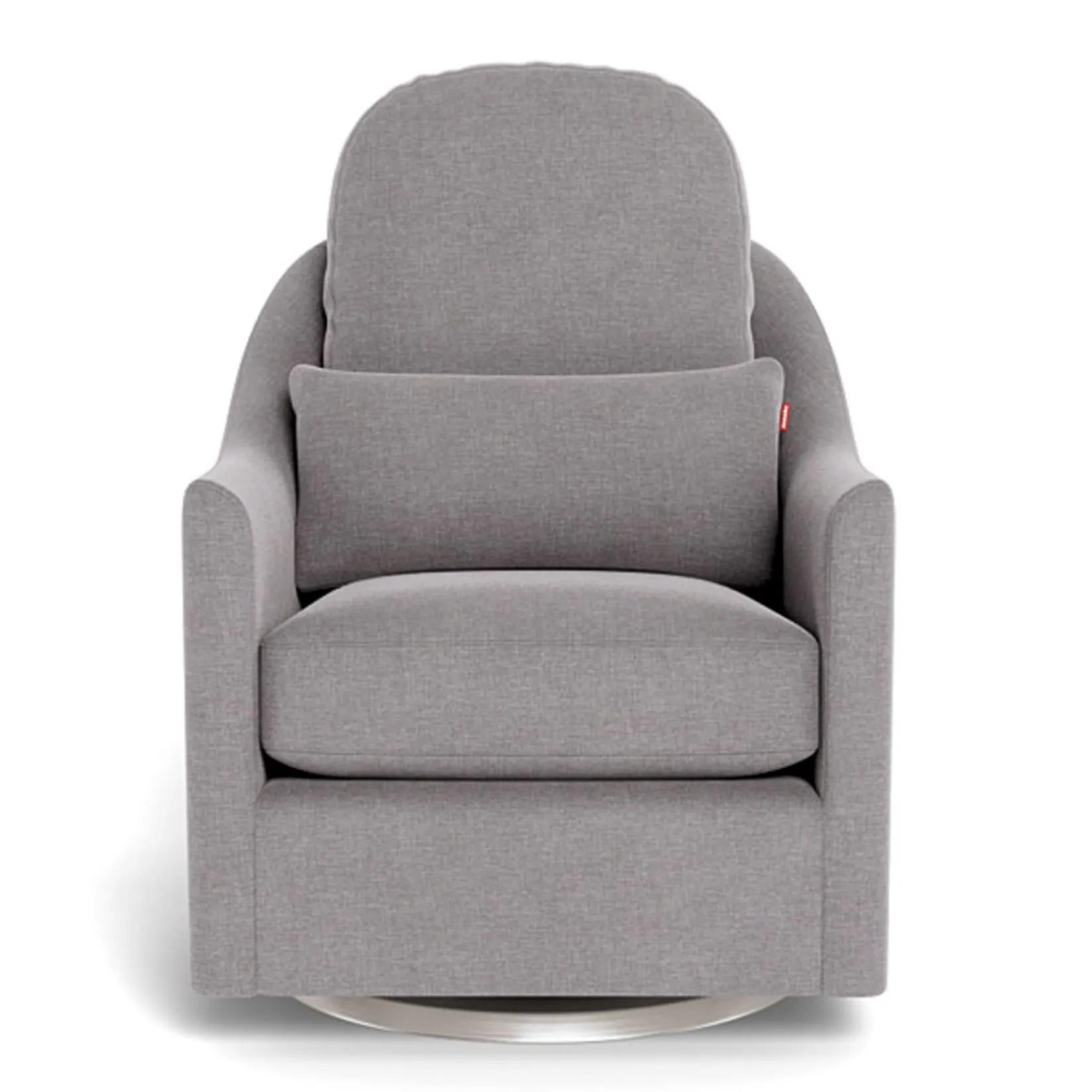 Gliders & Rocking Chairs|Gliders & Rocking Chairs>Monte Nessa Rocking and Swivel Glider - Pebble / Steel
