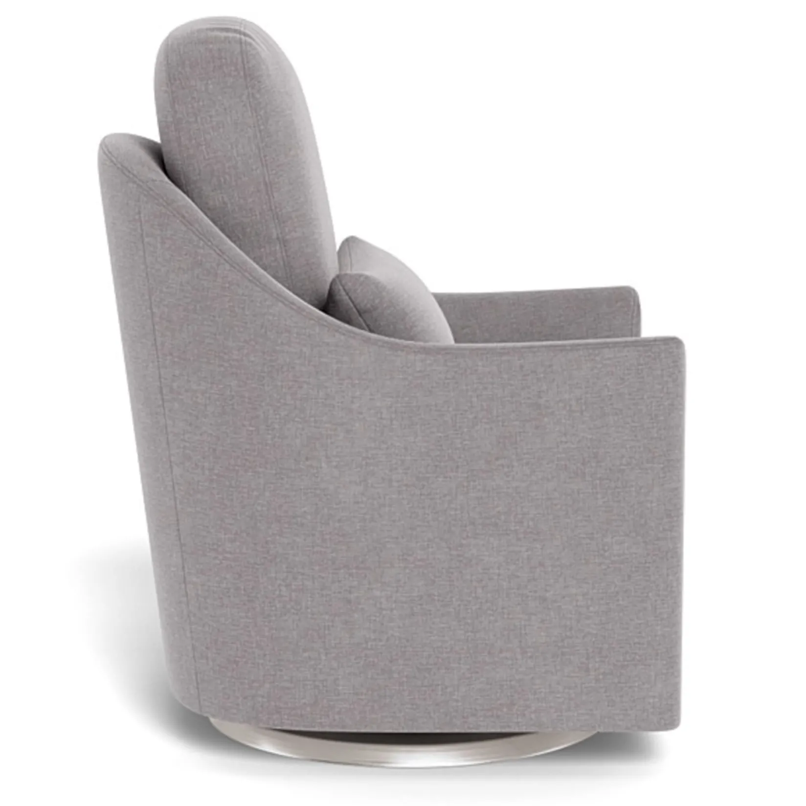 Gliders & Rocking Chairs|Gliders & Rocking Chairs>Monte Nessa Rocking and Swivel Glider - Pebble / Steel