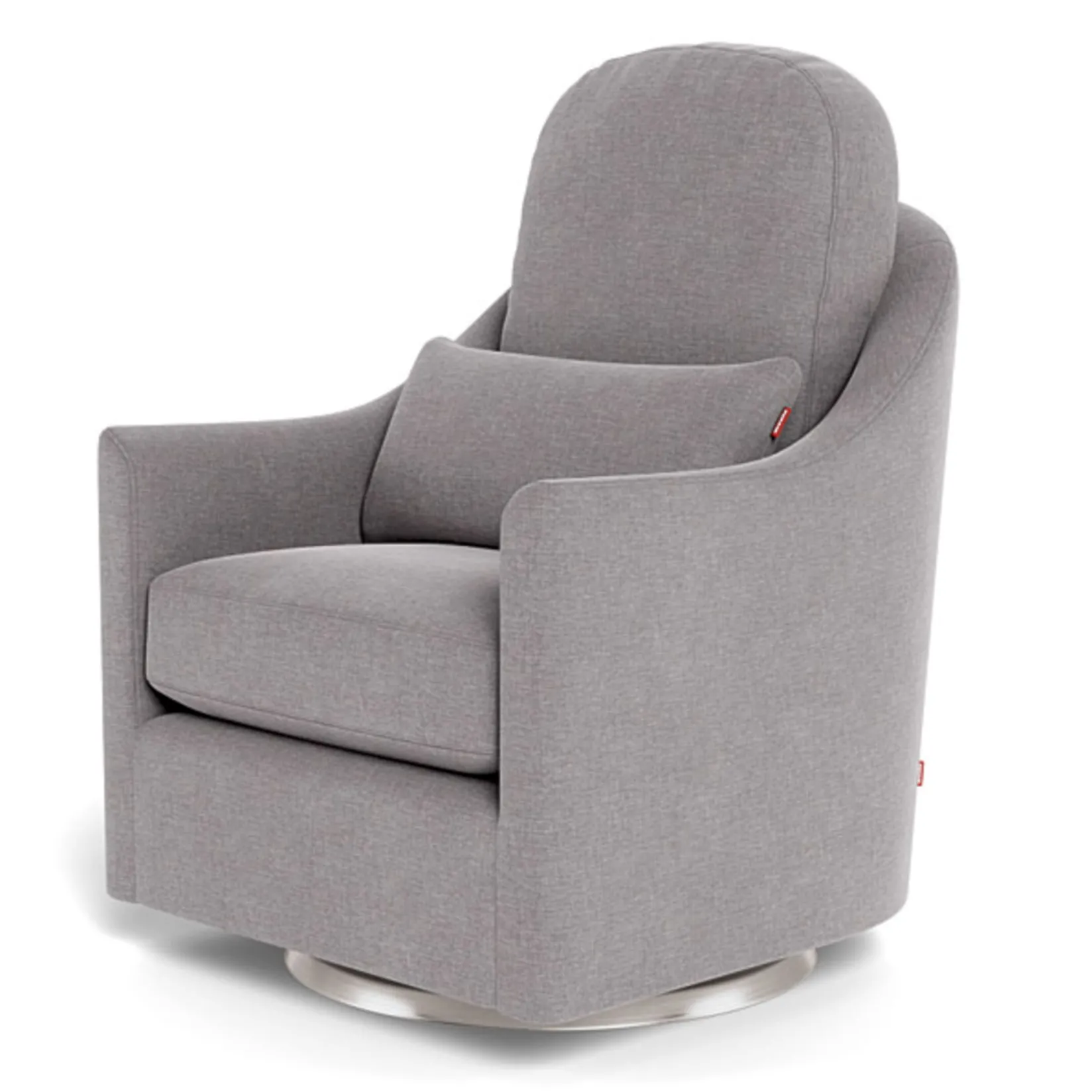 Gliders & Rocking Chairs|Gliders & Rocking Chairs>Monte Nessa Rocking and Swivel Glider - Pebble / Steel