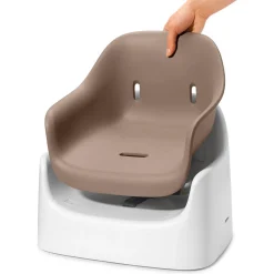 Discount Nest Booster Seat with Removable Cushion - Taupe High Chairs & Booster Seats|High Chairs & Booster Seats