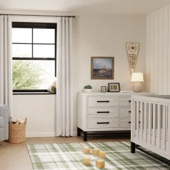 Storage Furniture>Franklin et Ben Newbern 6-Drawer Assembled Dresser - White Driftwood