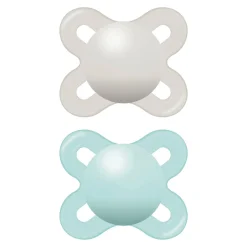 Clearance Newborn Anatomical Pacifer Matte (2) - Aqua Pacifiers & Clips|Pacifiers & Clips