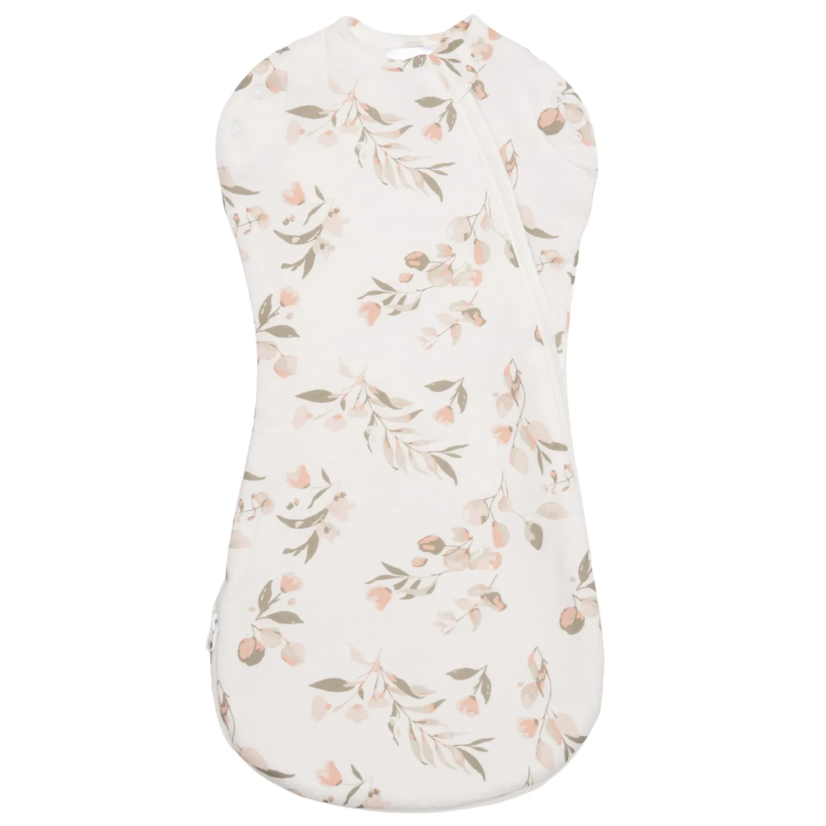 Sleep Bags|Pyjamas>Perlimpinpin Newborn Bamboo Leaves Sleep Bag Ivory