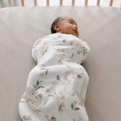 Sleep Bags|Pyjamas>Perlimpinpin Newborn Bamboo Leaves Sleep Bag Ivory