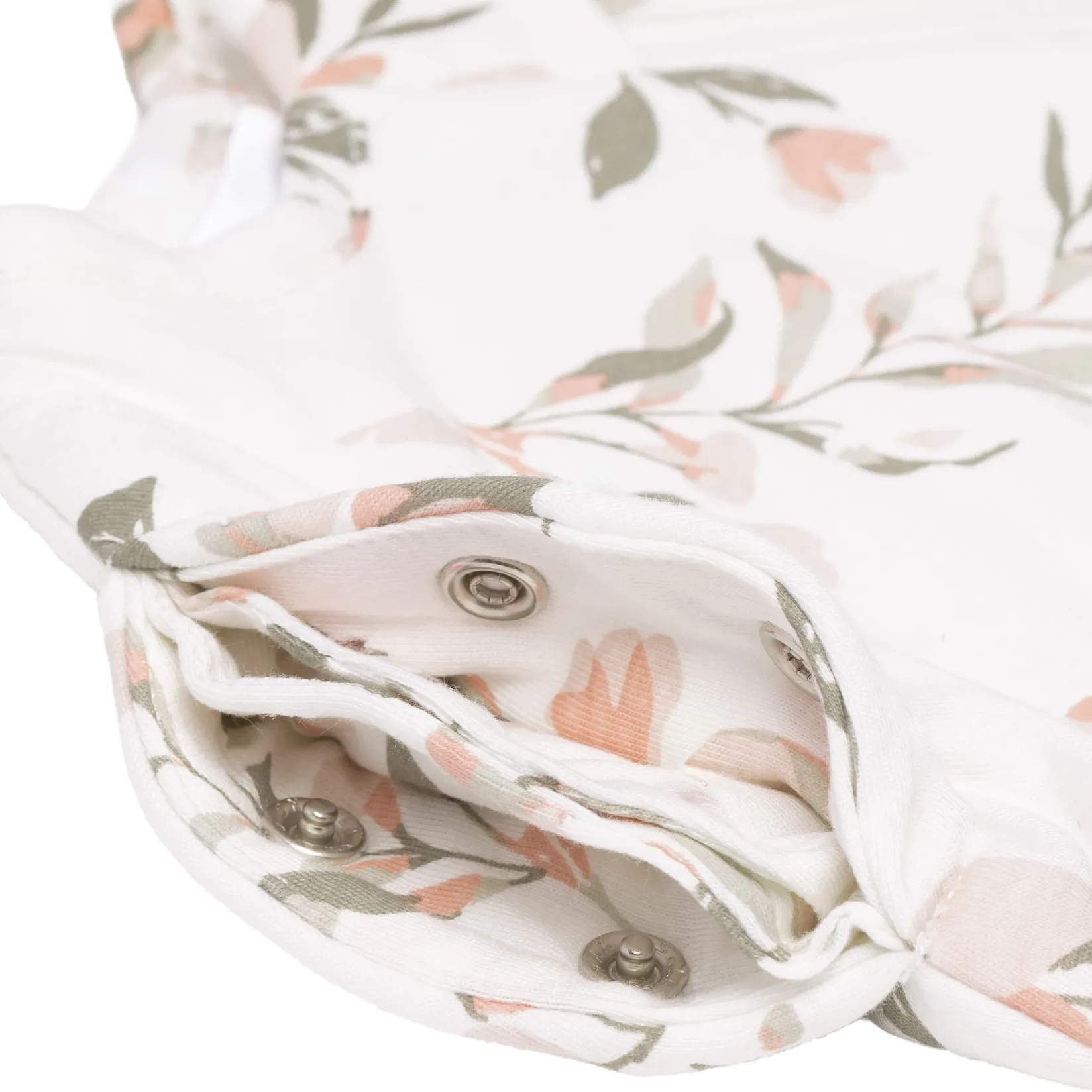 Sleep Bags|Pyjamas>Perlimpinpin Newborn Bamboo Leaves Sleep Bag Ivory