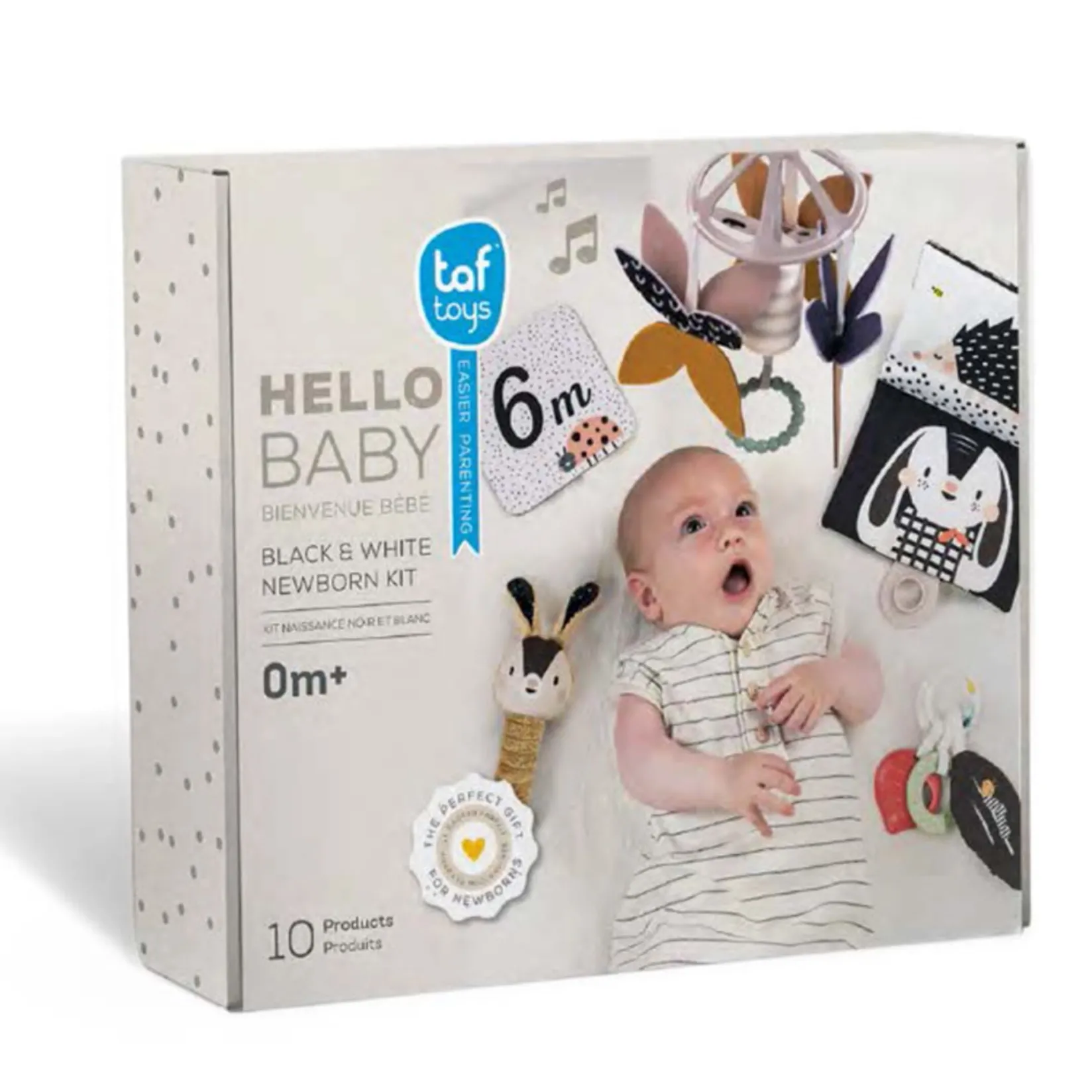 Developmental Toys>Taf Toy Newborn Black & White Kit 10 Pieces