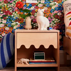 Nightstands>Oeuf Night Stand Moss - Natural