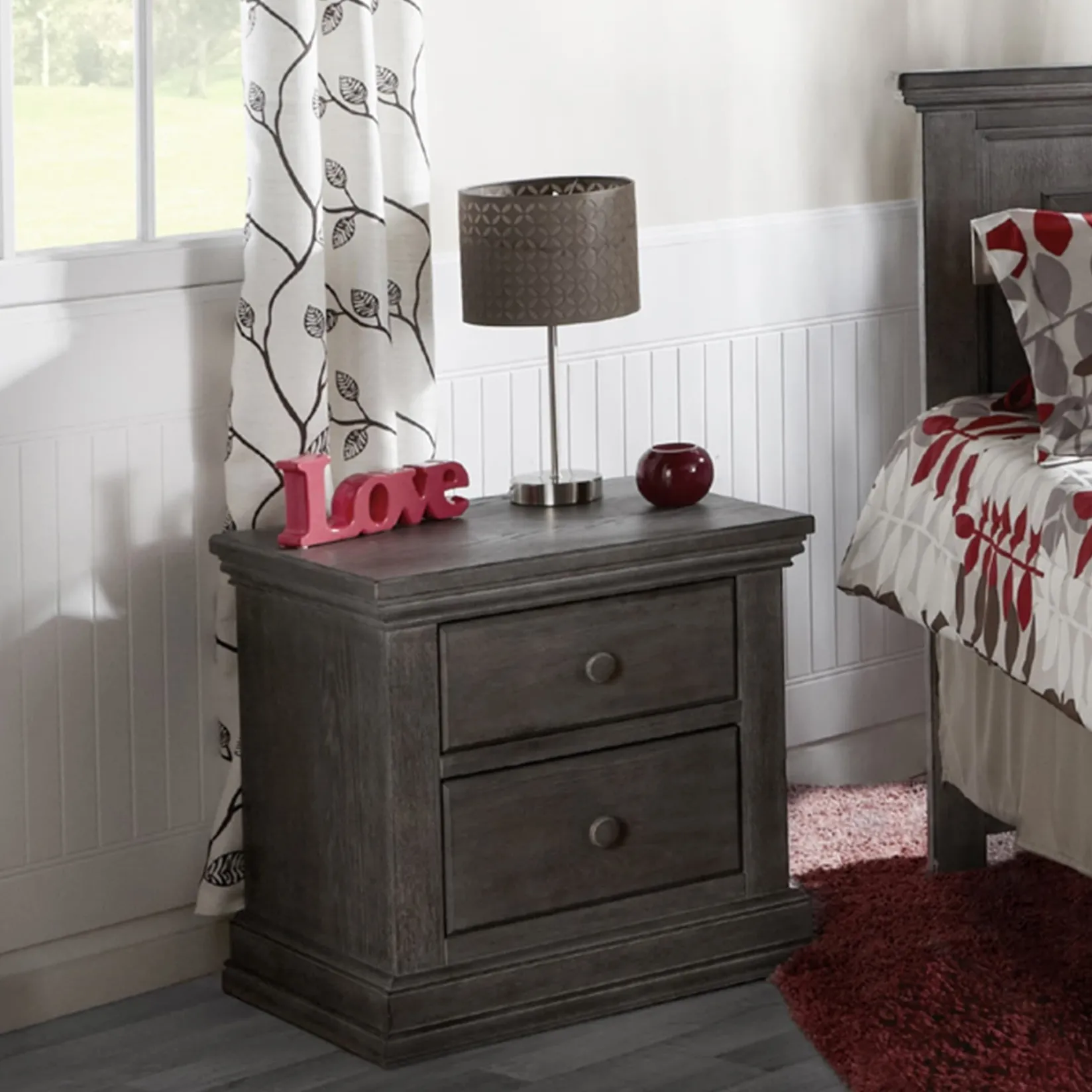 Best Nightand Modena Distressd Gran Nightstands