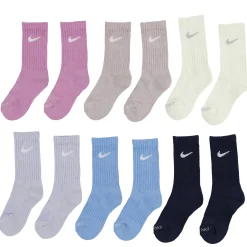 Discount Crew Socks 6pck 10e-3j Kids Socks|Underwear & Socks