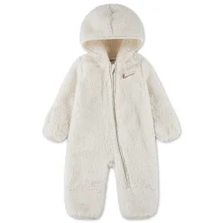 Outerwear|Fleeces And Sweatshirts>Nike Sherpa One Piece 0-9m Ivory