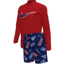 Swimsuits>Nike Swim Rashguard Set 4-7y Rouge