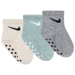 Socks|Underwear & Socks>Nike No Slip Socks (3) 6-12m Sage