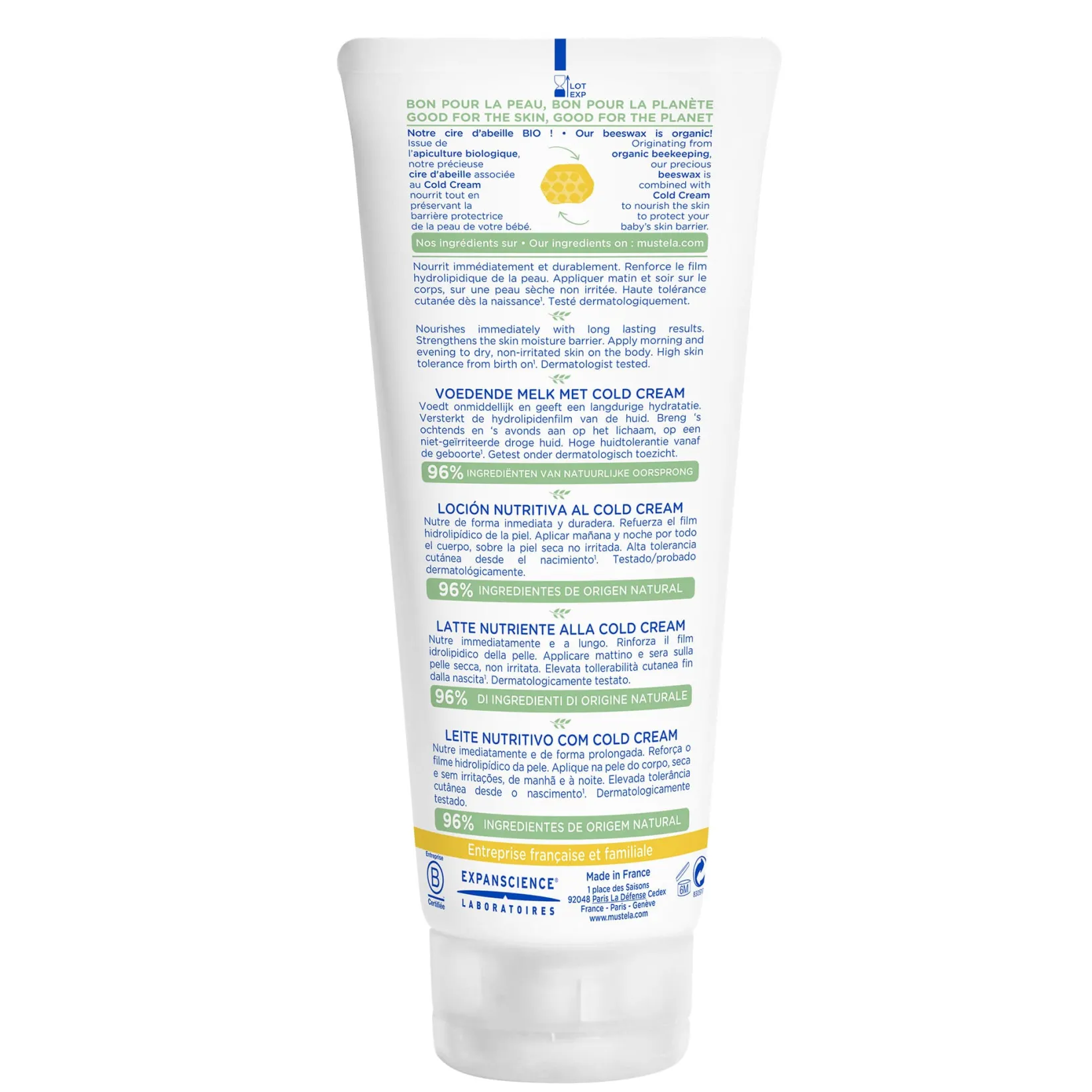Body & Hair Care|Body & Hair Care>Mustela Nourishing Lotion with Cold Cream 200ml