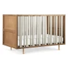 Novella Crib with Toddler Bed Conversion Kit - Stained Ash / Ivory Cribs & Mattresses|Cribs & Mattresses