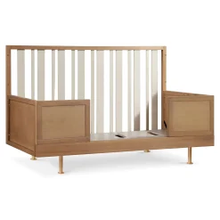 Novella Crib with Toddler Bed Conversion Kit - Stained Ash / Ivory Cribs & Mattresses|Cribs & Mattresses