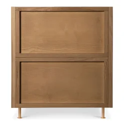 Novella Crib with Toddler Bed Conversion Kit - Stained Ash / Ivory Cribs & Mattresses|Cribs & Mattresses