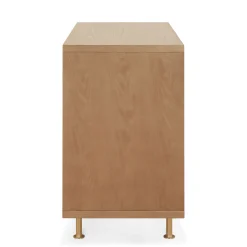 Best Novella 6-Drawer Dresser - Stained Ash / Ivory Finish Storage Furniture