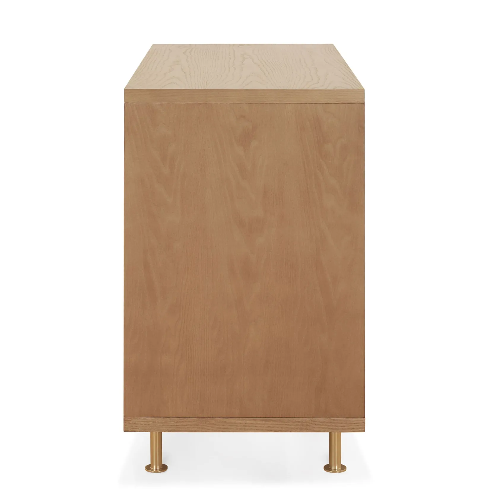 Best Novella 6-Drawer Dresser - Stained Ash / Ivory Finish Storage Furniture