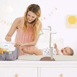 New Nursery Style Wipe-Clean Changing Pad - Oat Changing Tables|Mattresses